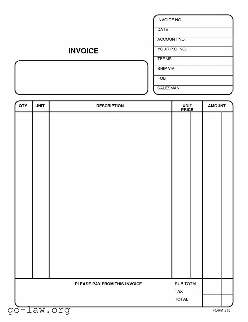 Download Free And Invoice Pdf Form in PDF