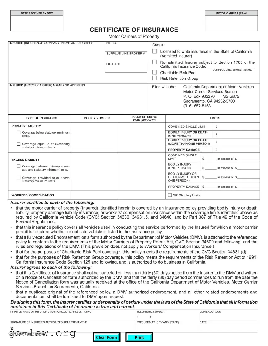 Download Dmv 65 Mcp Form in PDF