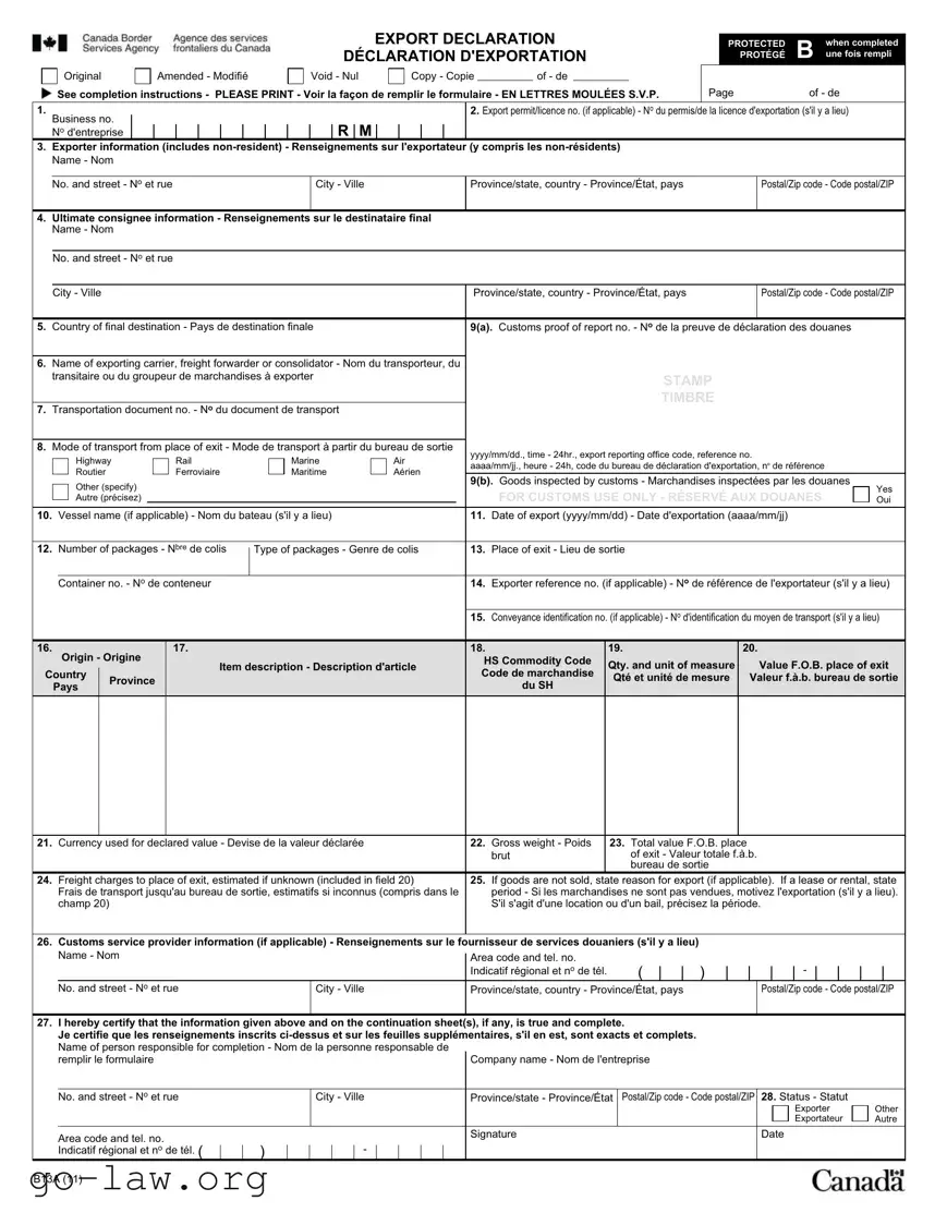 Download B13A Form in PDF