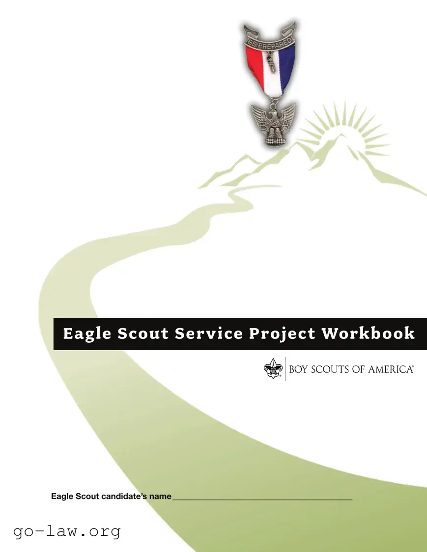 Download Eagle Scout Project Workbook Form in PDF