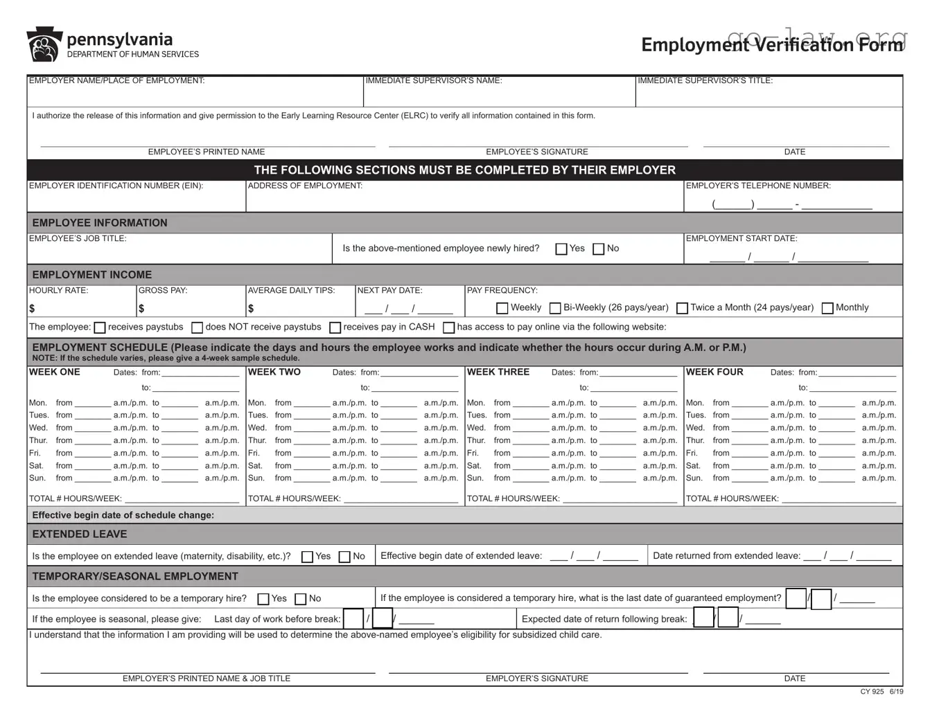 Download Ccis Employment Verification Form in PDF