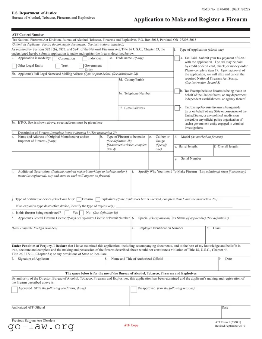 Download Atf 1 Form in PDF