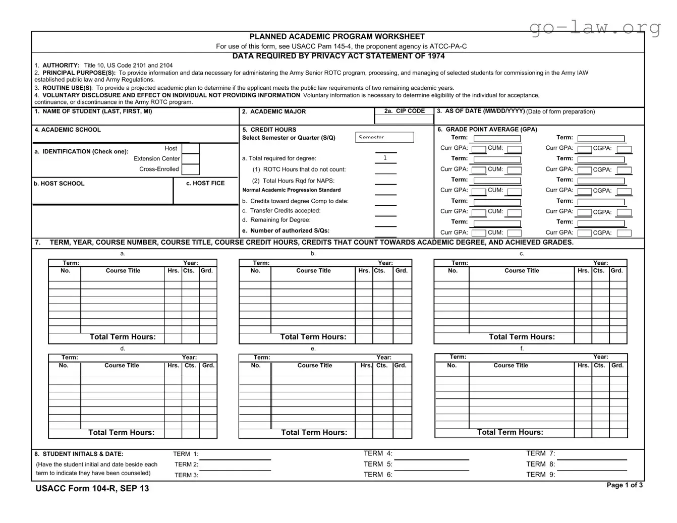Download 104 R Form in PDF