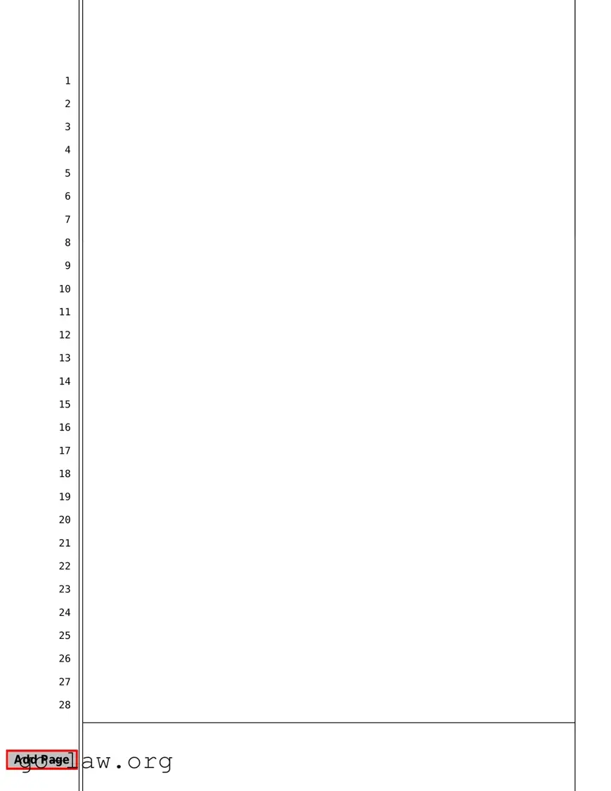 Download Legal Pleading Form in PDF