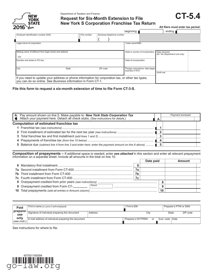 Download Ct 5 4 Form in PDF