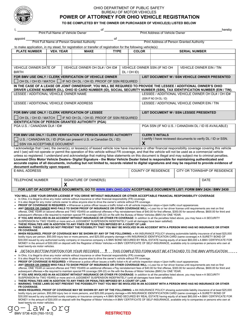 Download Bmv 5736 Form in PDF