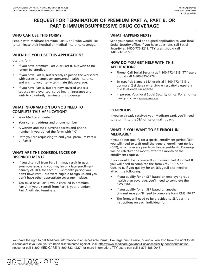 Download CMS-1763 Exp Form in PDF