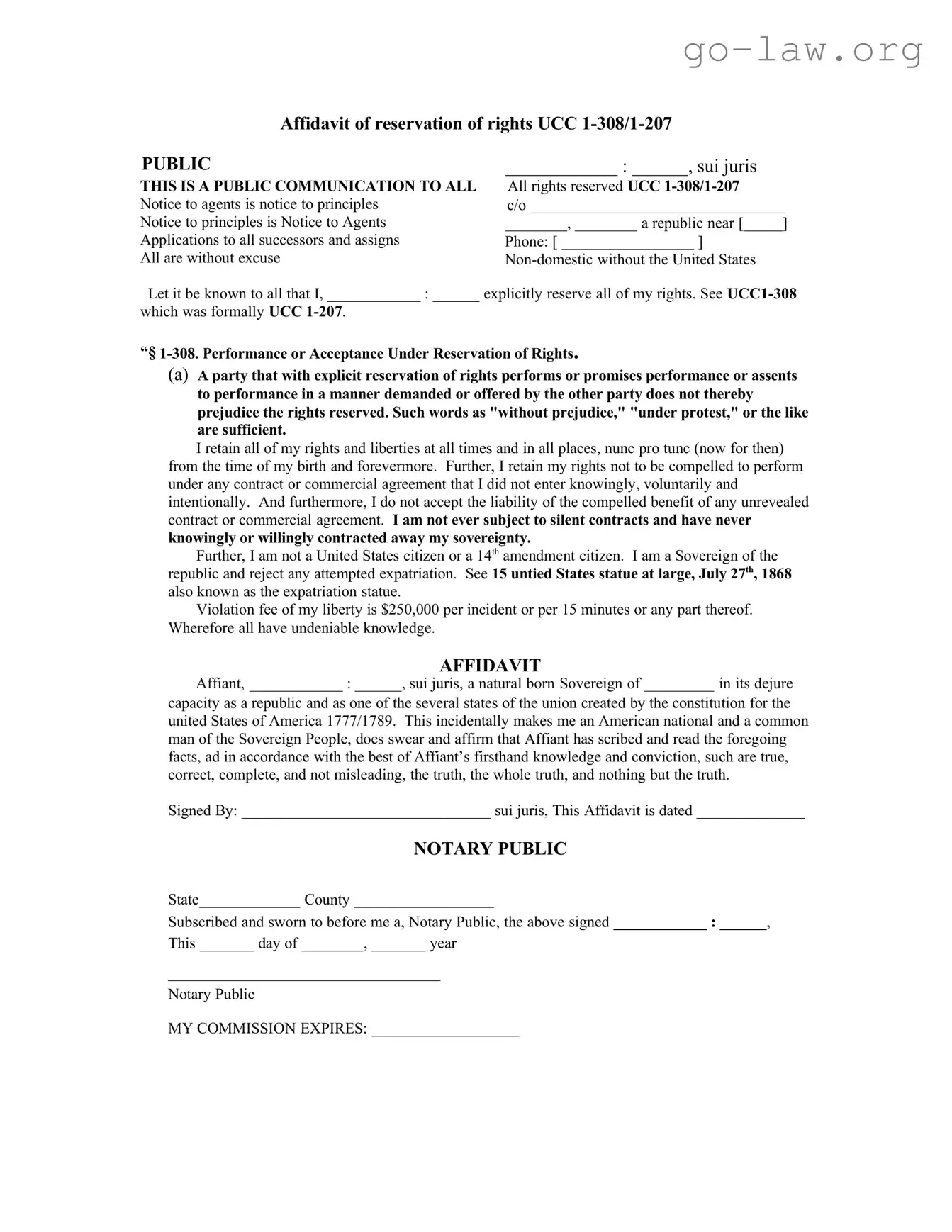 Download Ucc 1 308 Form in PDF