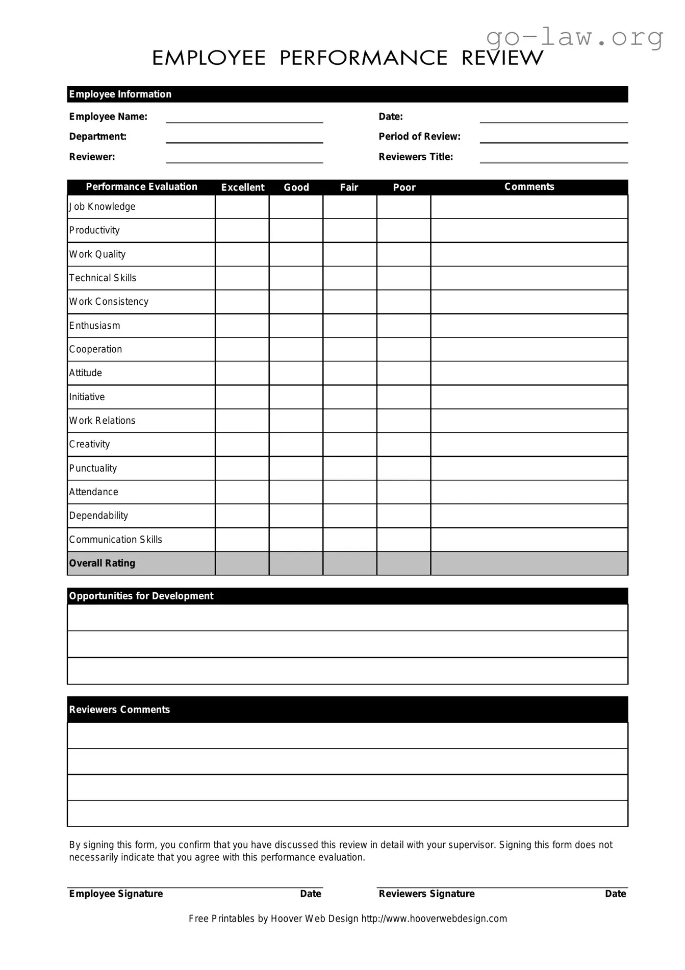 Download Employee Form in PDF